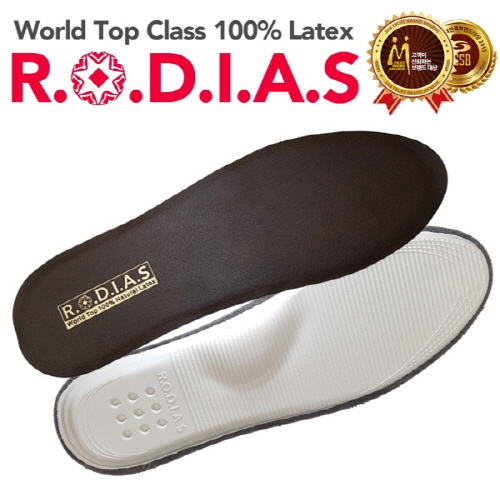 발바닥 통증에 효과적인 족저근막염 깔창 로디아스, 천연라텍스매트리스도 우수