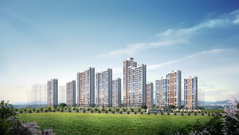 ‘전주 효천지구 우미린 2차’ 투시도. (사진=우미건설)