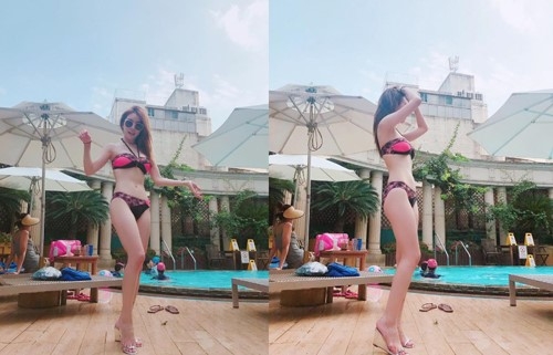 '비키니 입고 완벽 몸매 뽐내는' 설하윤, 눈부신 미모까지...