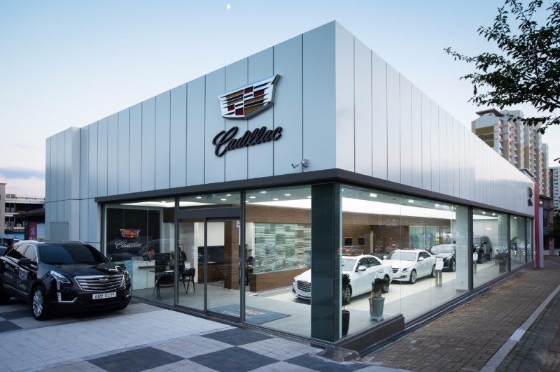 캐딜락 원주전시장.(제공=캐딜락)