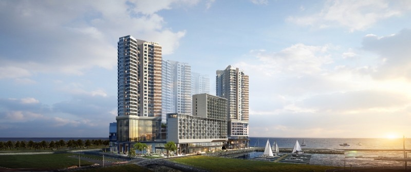 여수 웅천 디 아일랜드 투시도.(제공=한화건설)