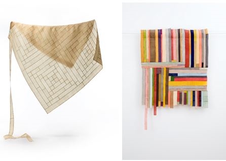 <좌> 안동포 보자기 <우> 명주 보자기