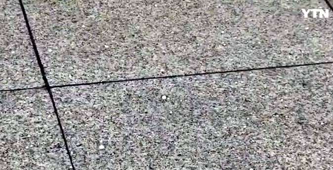 충주, 하늘에서 우박이 우두두...대체 이게 무슨 일이?