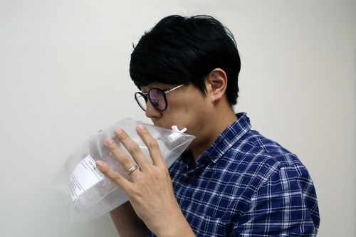 날숨 채집(사진 =분당서울대병원)