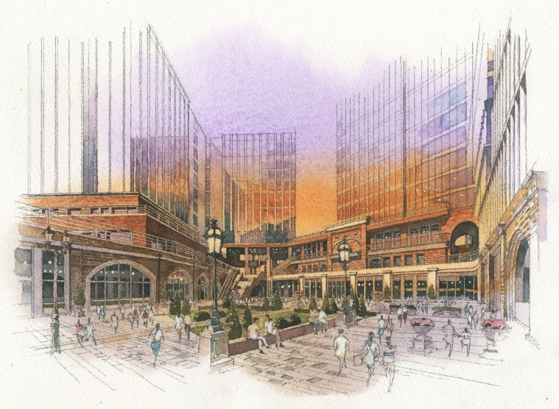 광교 브릭스톤 스케치.(사진=우미건설)