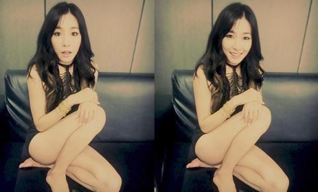 '쇼파 위 부러질 듯'...소녀시대 멤버 티파니, 아찔한 고속도로 라인