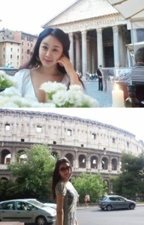 '잠깐 휴식인데...함소원, 이탈리아서 럭셔리한 일상+자태'