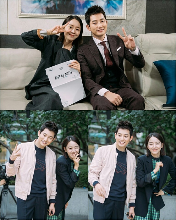 ‘황금빛 내 인생’ 박시후-신혜선, ‘잔망美 폭발’ 역조공 브이샷