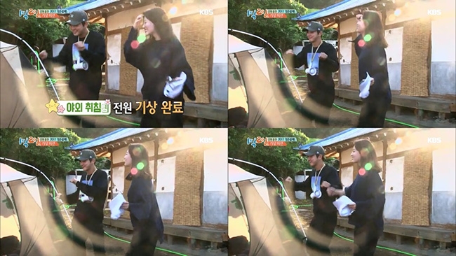 나상도 ‘벌떡 일어나’, ‘1박 2일’ 유라-윤시윤 기상송 댄스타임