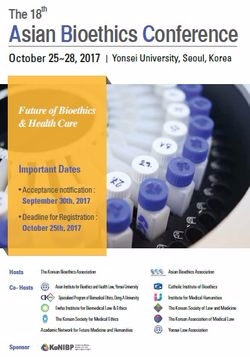 「제18회 아시아생명윤리학회 학술대회(ABC18) 포스터
