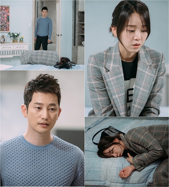 ‘황금빛 내 인생’ 신혜선, 침대 위 위태로운 쪽잠 무슨 일?