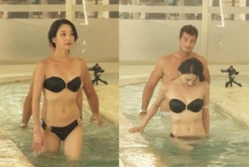 한고은, 검정색 한뼘 수영복 속 환상 S라인...'그저 부러울 뿐'