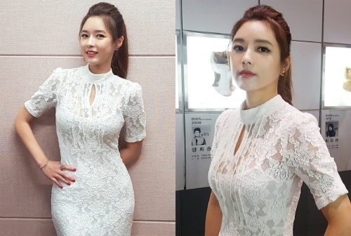 오지은, 새하얀 시스루 드레스 입고 환상 S라인 뽐내...성숙美까지