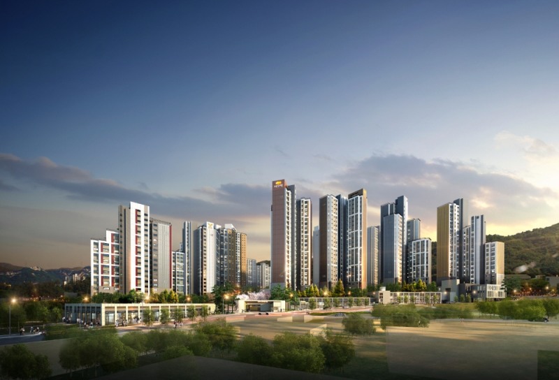 녹번역 e편한세상 캐슬 투시도.