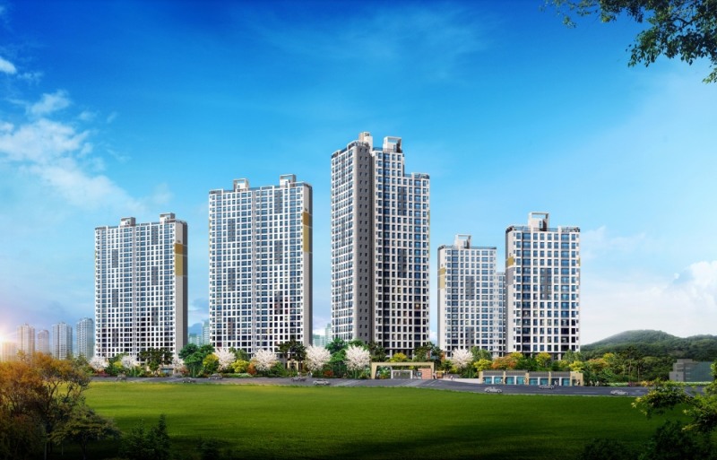 시흥 은계지구 제일풍경채 투시도.(사진=제일건설)