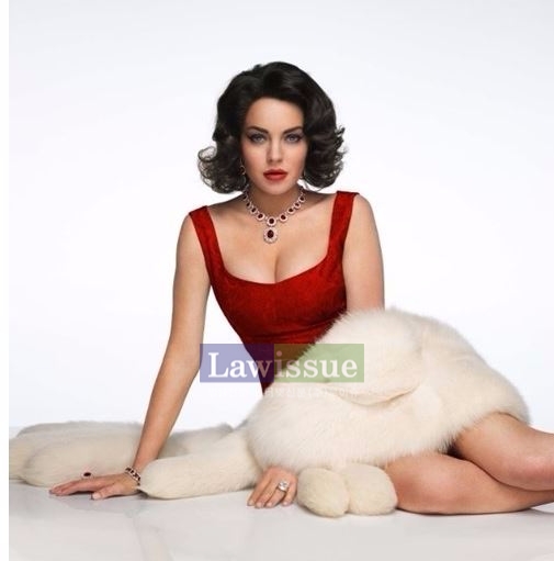 린제이로한, 붉은색 드레스 입고 고혹美 뽐내 '이 정도 일 줄'