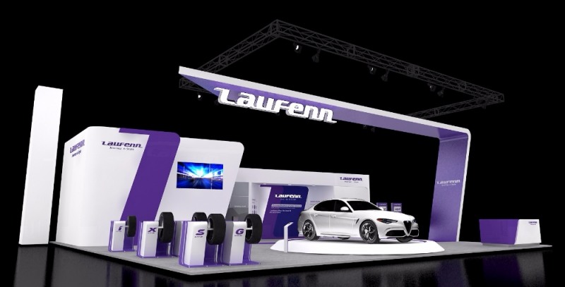 라우펜 부스.(사진=한국타이어)