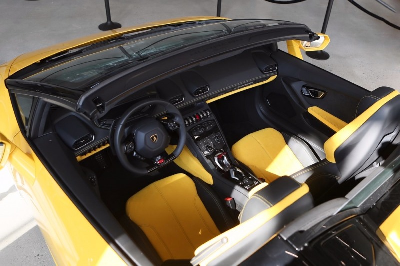 람보르기니 내부.