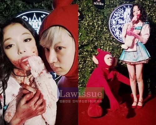 '기괴함 속 감출 수 없는 여신美' 할로윈데이 설리...'이 정도였어?"