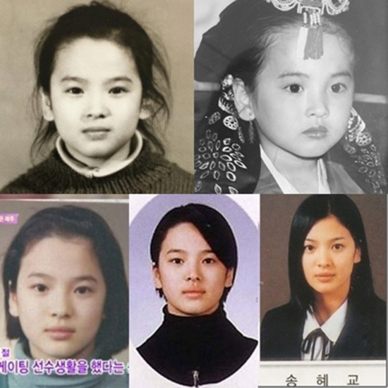 송혜교 미모 변천사 보니...'감탄 할 수 밖에 없을 정도'