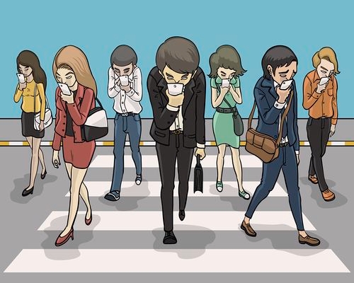 스마트폰 '알코올, 약물 중독의 원인과 위험도' 동일 수준