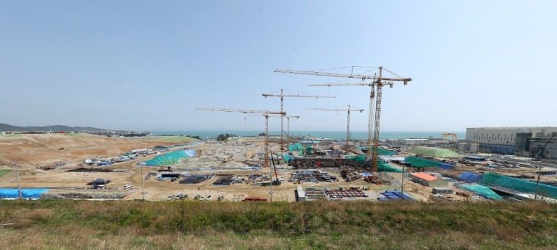 신고리5,6 건설현장. (사진= 한국수력원자력)