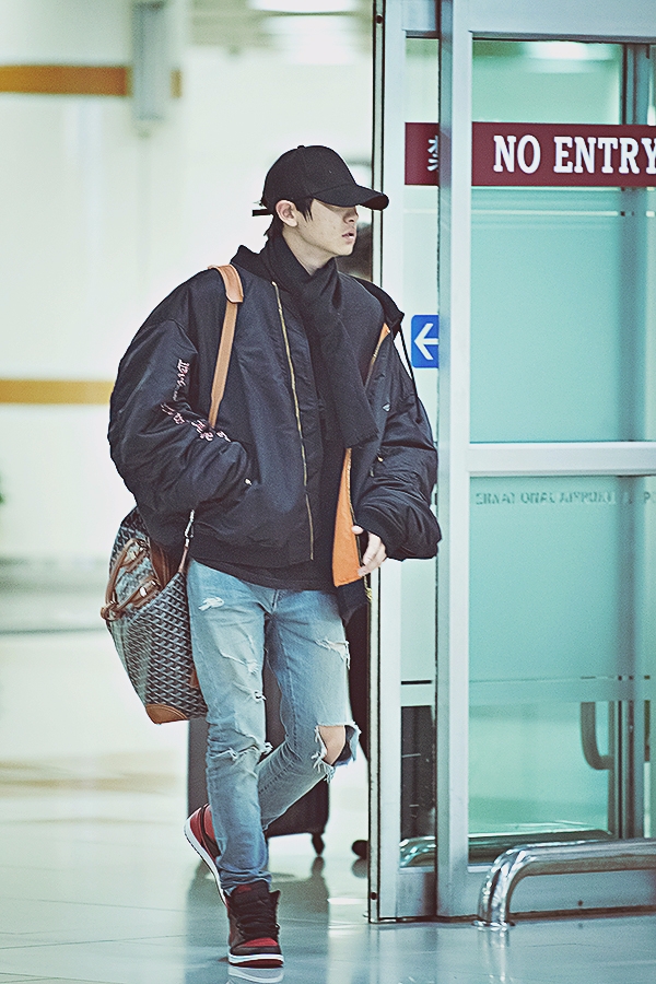 엑소(EXO) 찬열, 김포국제공항 입국 현장