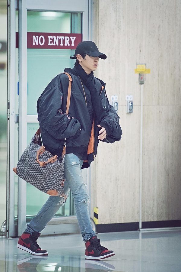 엑소(EXO) 찬열, 김포국제공항 입국 현장