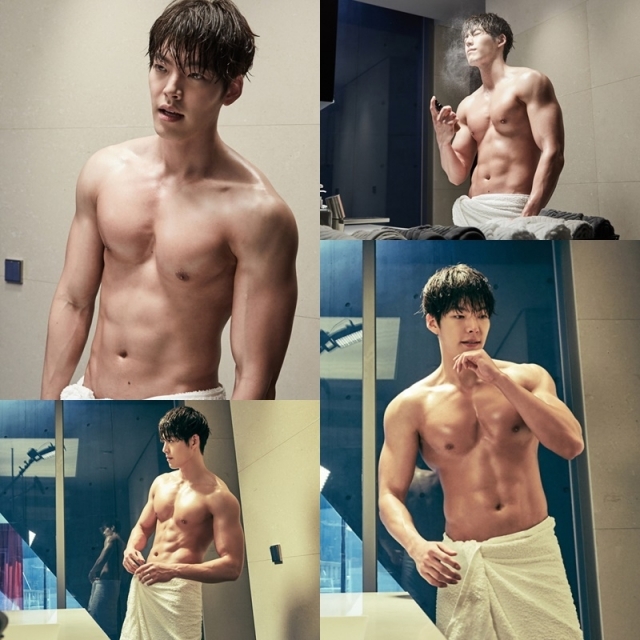 비인두암 진단 김우빈, 완벽 복근 자랑하던 모습 그리워...네티즌들 응원 봇물