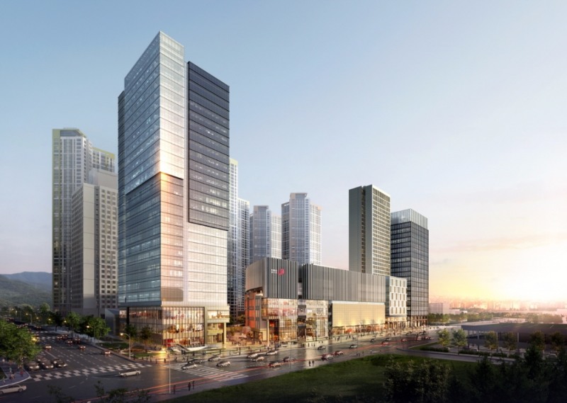 광명역 어반브릭스 투시도.(사진=태영건설)