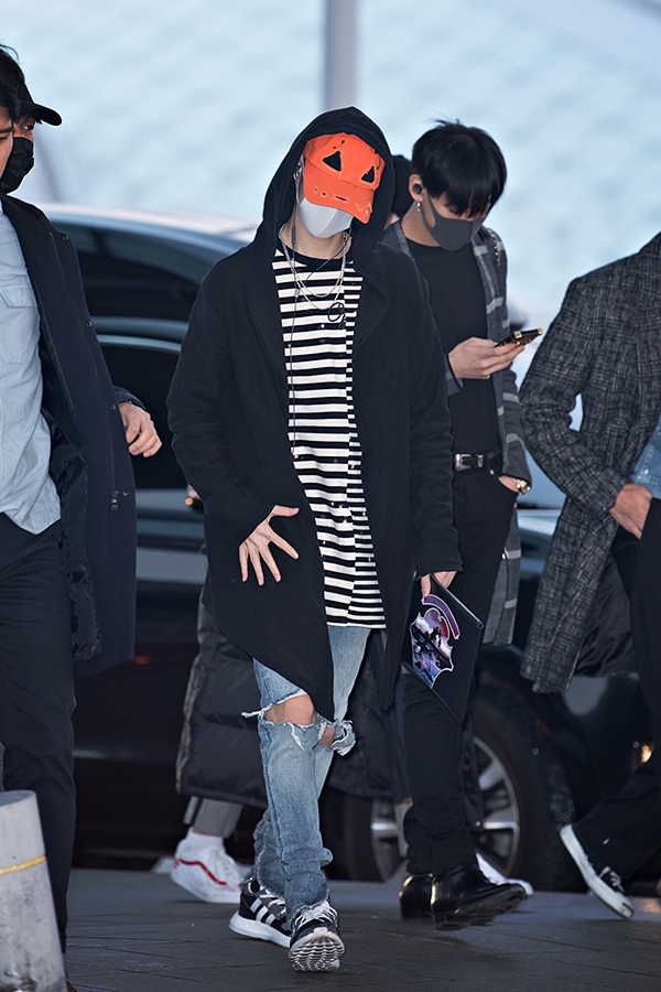 갓세븐(GOT7) 마크, 인천국제공항 출국 현장