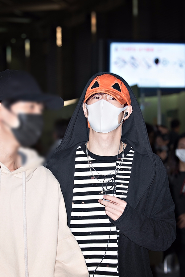 갓세븐(GOT7) 마크, 인천국제공항 출국 현장