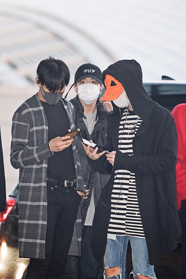 갓세븐(GOT7) 영재-뱀뱀-마크, 인천국제공항 출국 현장