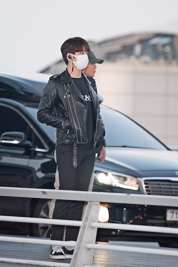 갓세븐(GOT7) 진영, 인천국제공항 출국 현장