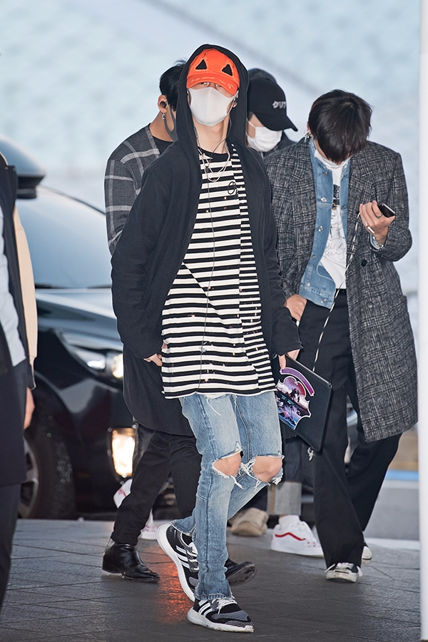 갓세븐(GOT7) 마크, 인천국제공항 출국 현장