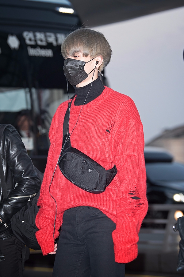 갓세븐(GOT7) 유겸, 인천국제공항 출국 현장