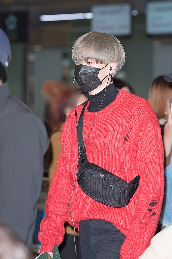 갓세븐(GOT7) 유겸, 인천국제공항 출국 현장