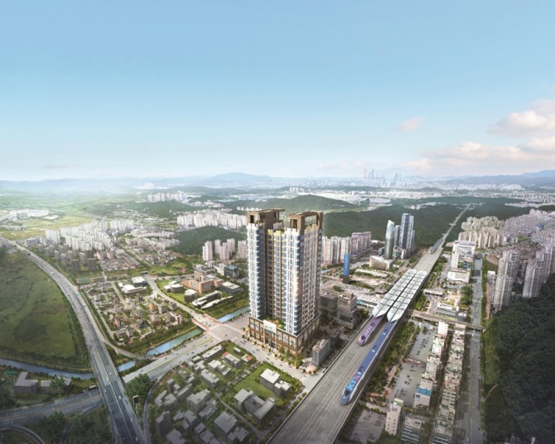 천안아산역 코아루 웰메이드시티 조감도.(사진=한국토지신탁)