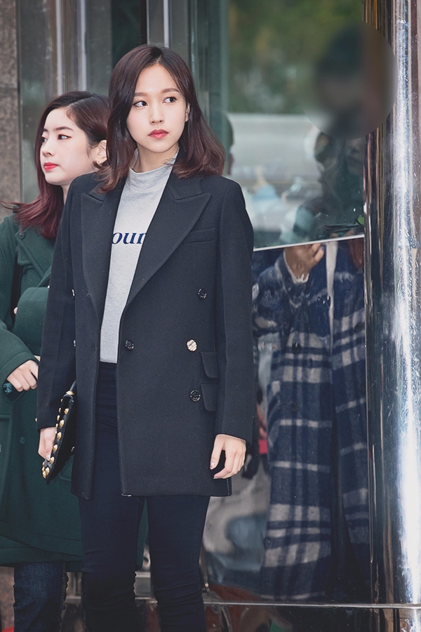 트와이스(TWICE) 다현-미나, KBS 뮤직뱅크 출근길