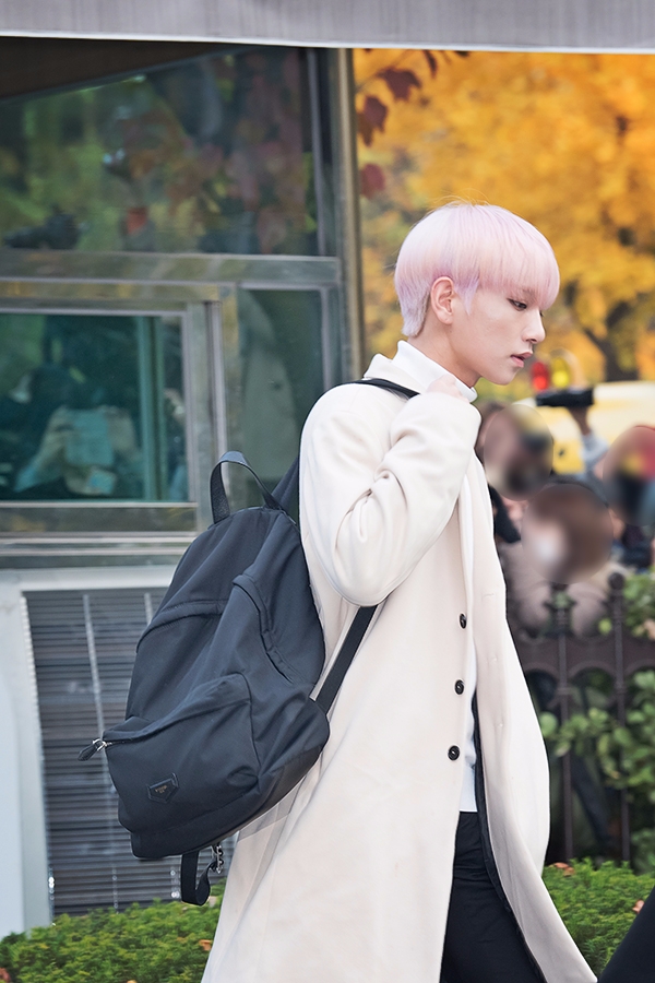 세븐틴(Seventeen) 조슈아, KBS 뮤직뱅크 출근길