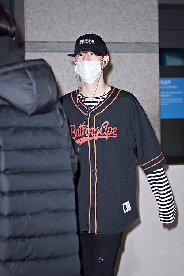 갓세븐(GOT7) 마크, 인천국제공항 입국 현장