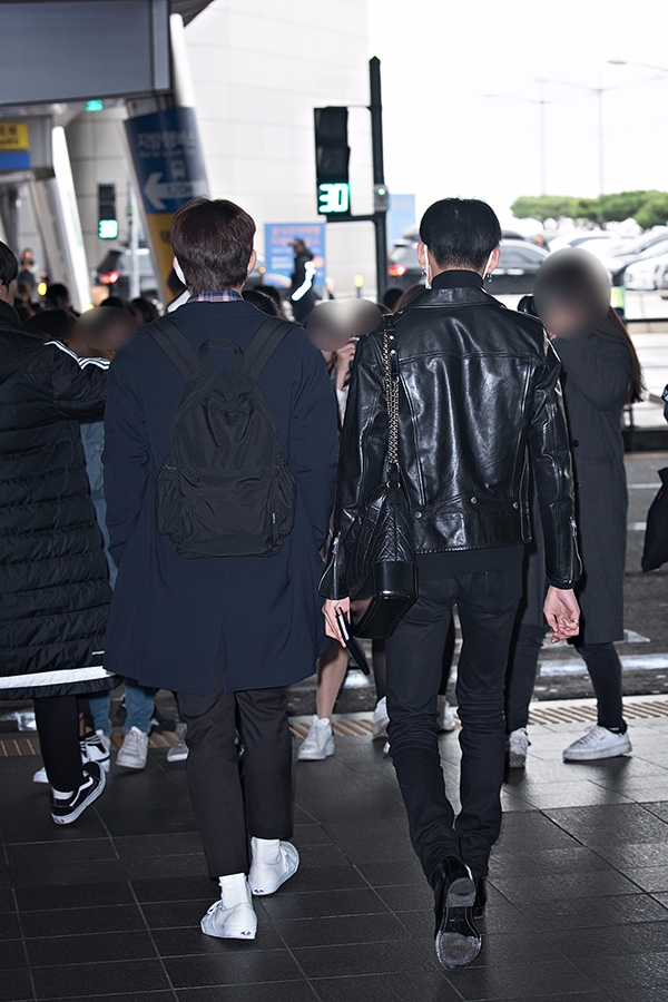 갓세븐(GOT7) 진영-뱀뱀, 인천국제공항 입국 현장