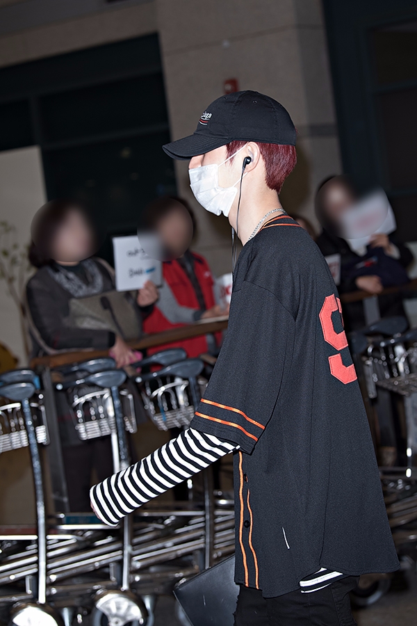 갓세븐(GOT7) 마크, 인천국제공항 입국 현장