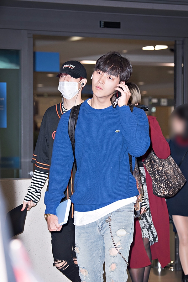 갓세븐(GOT7) 제이비, 인천국제공항 입국 현장