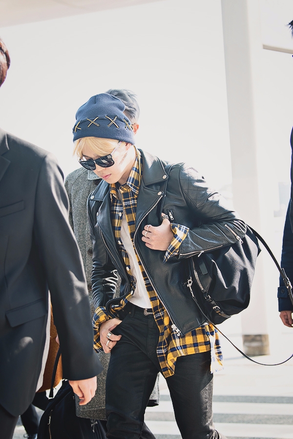 방탄소년단(BTS) 지민, 인천국제공항 출국 현장