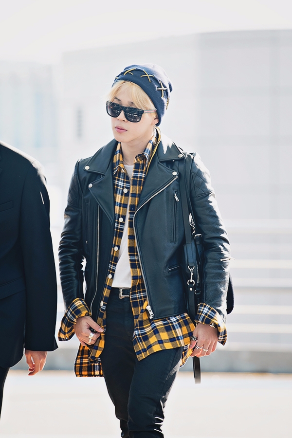 방탄소년단(BTS) 지민, 인천국제공항 출국 현장