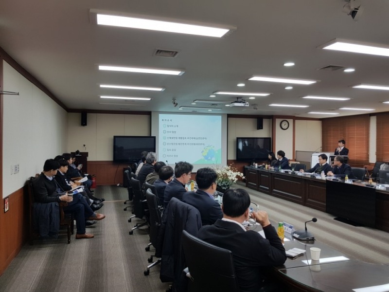 신재생전원 계통접속 추진계획 설명회 장면. (사진=한국전력)