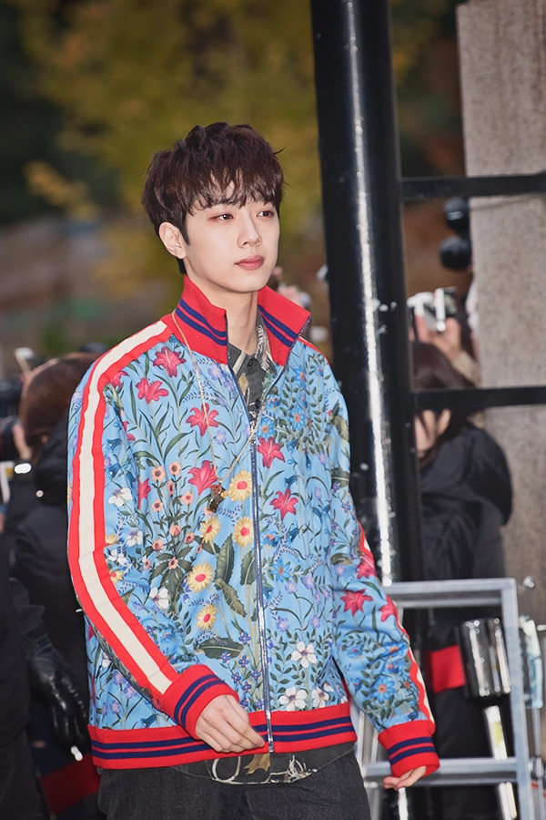 WannaOne(워너원) 라이관린, 뮤직뱅크 출근길