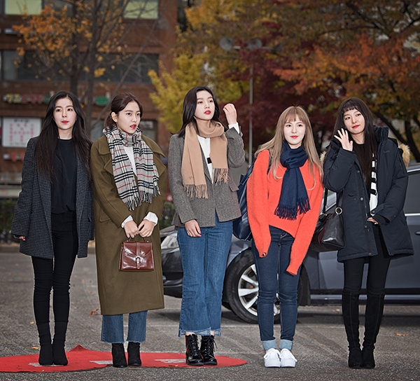 레드벨벳 (Red Velvet) , 뮤직뱅크 출근길