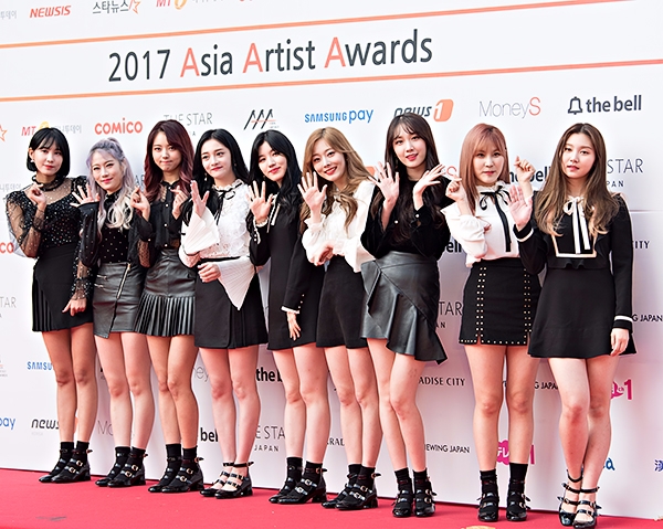 프리스틴, '2017 아시아 아티스트 어워즈(2017 AAA)' 레드카펫 행사